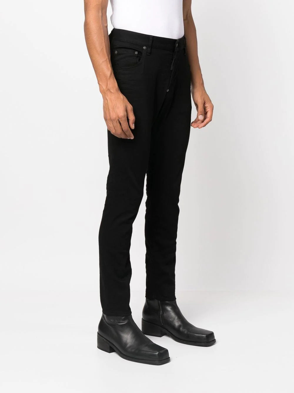 Dsquared2 -logo-patch slim-cut jeans - Image 3