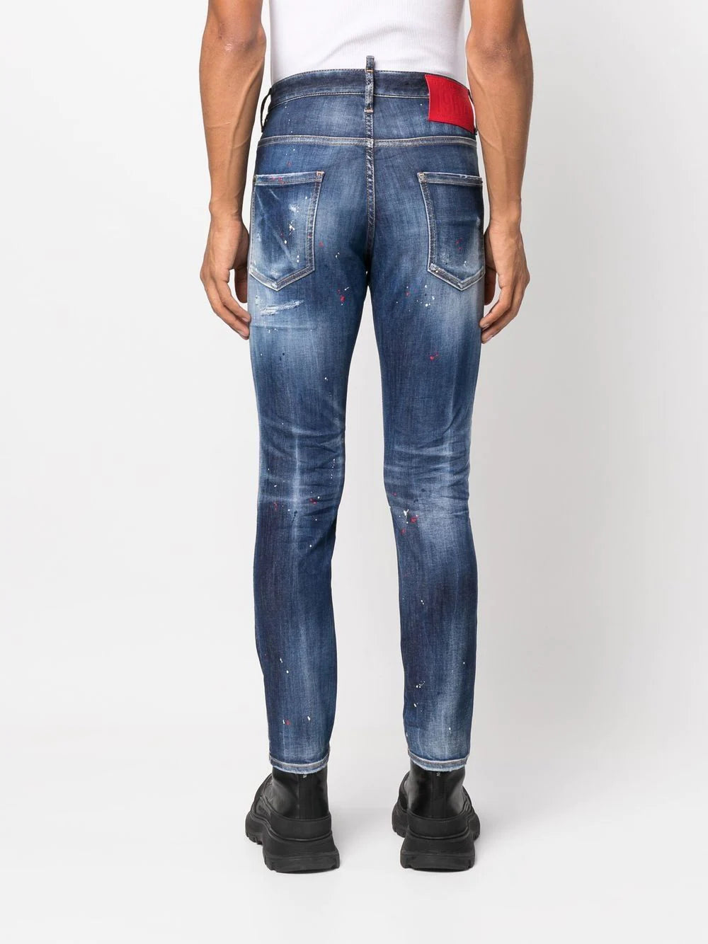 Dsquared2 distressed slim-cut jeans
