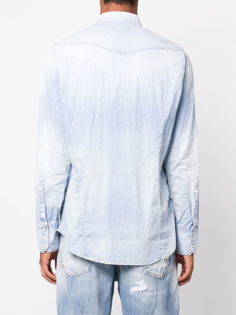 Dsquared2 logo-tag denim shirt