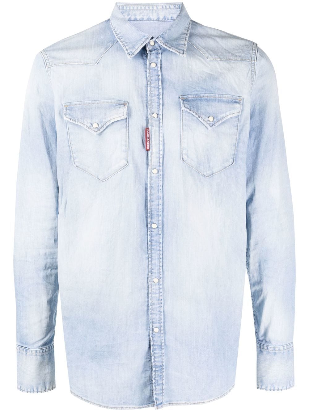 Dsquared2 logo-tag denim shirt