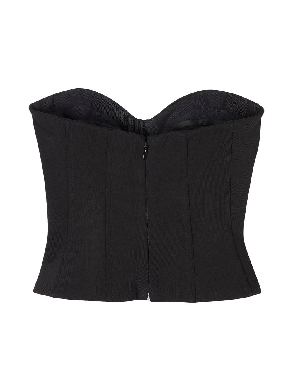 Balenciaga strapless bustier top