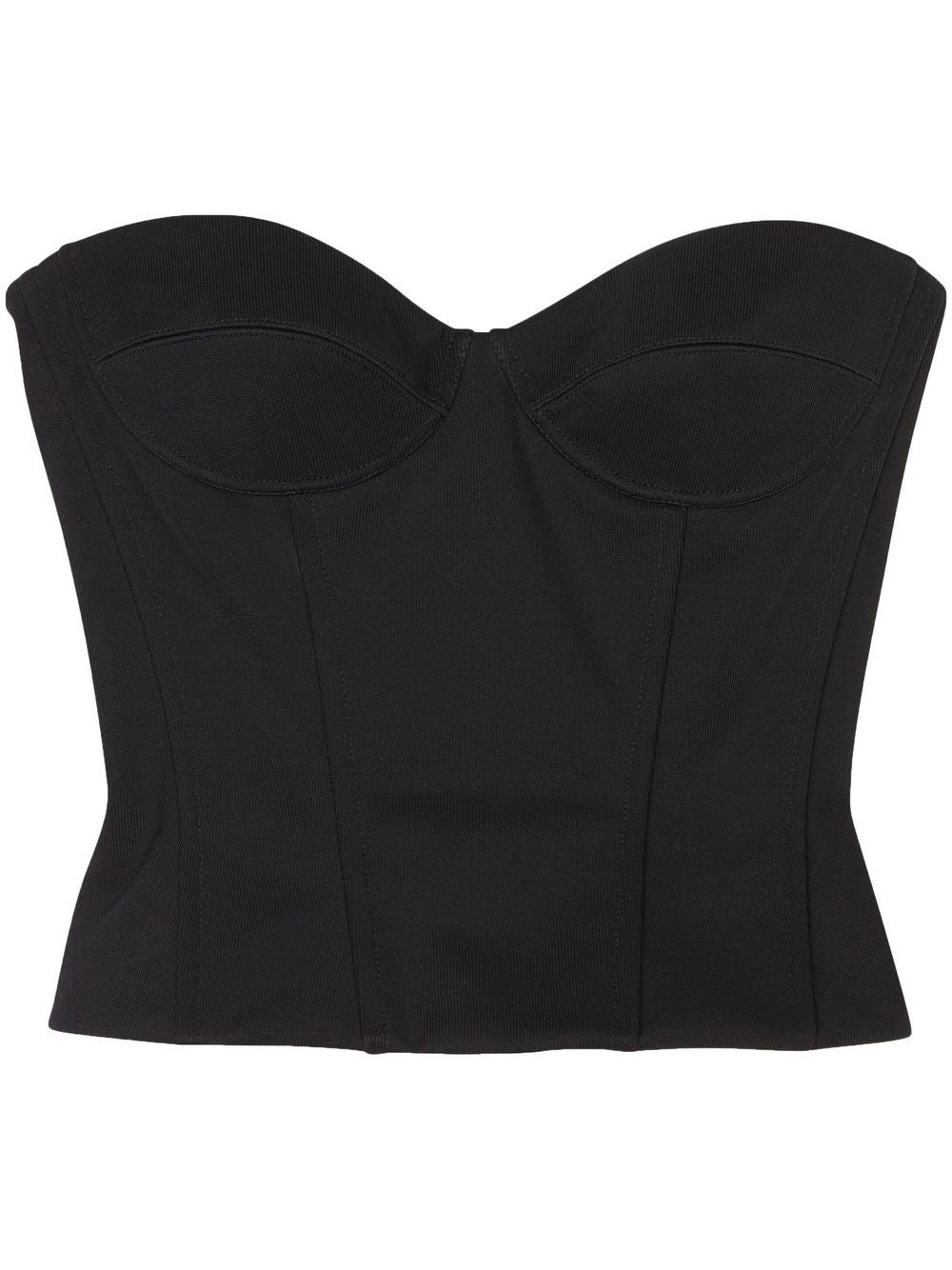 Balenciaga  strapless bustier top