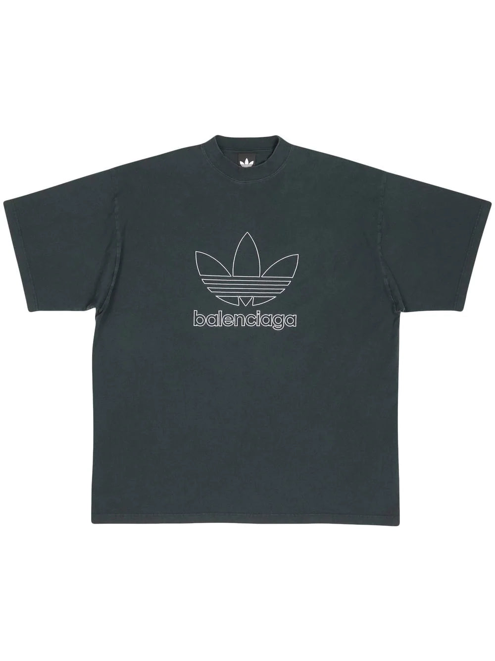 Balenciaga  x adidas Trefoil print T-shirt