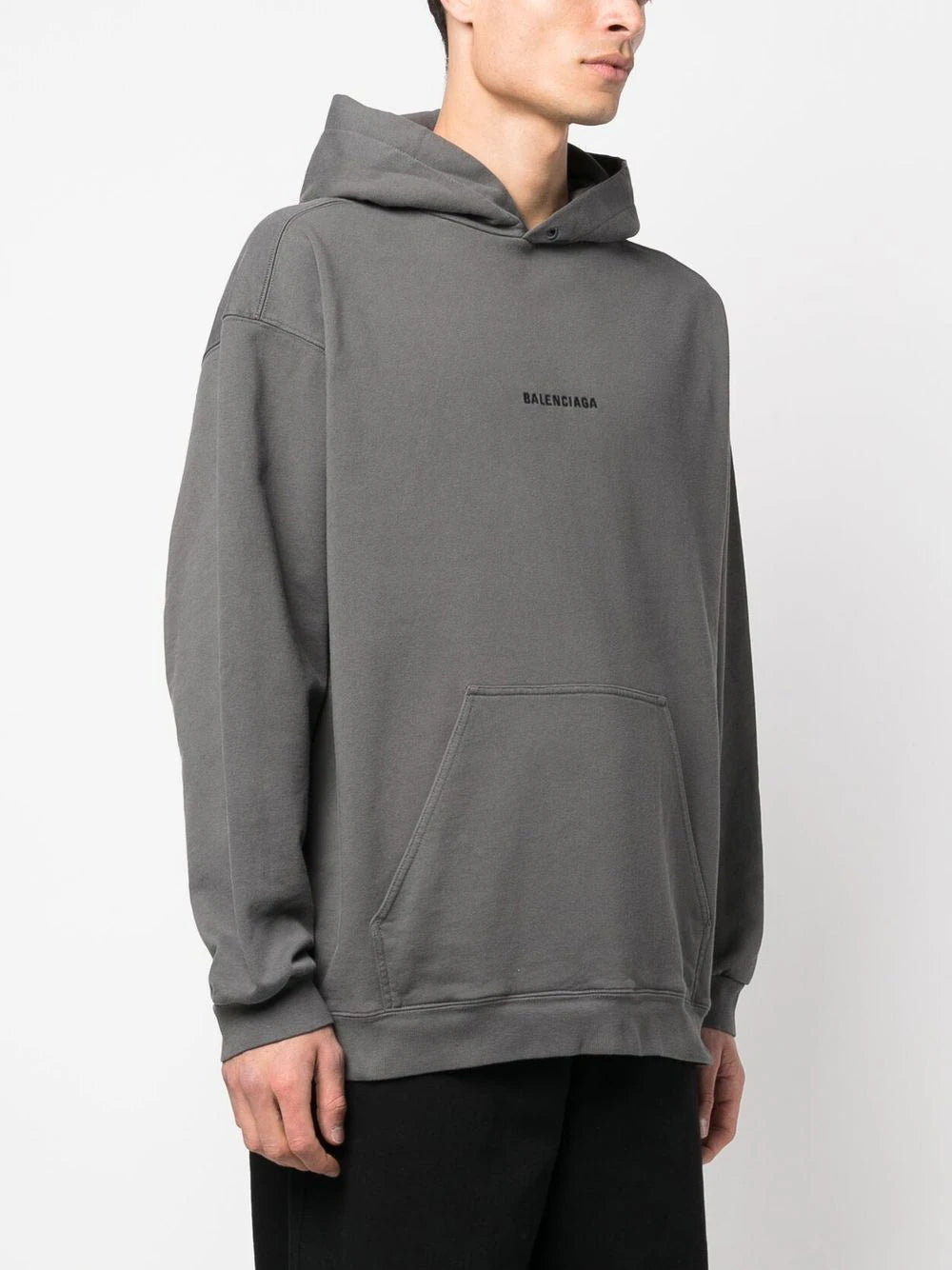 Balenciaga  logo-print detail hoodie