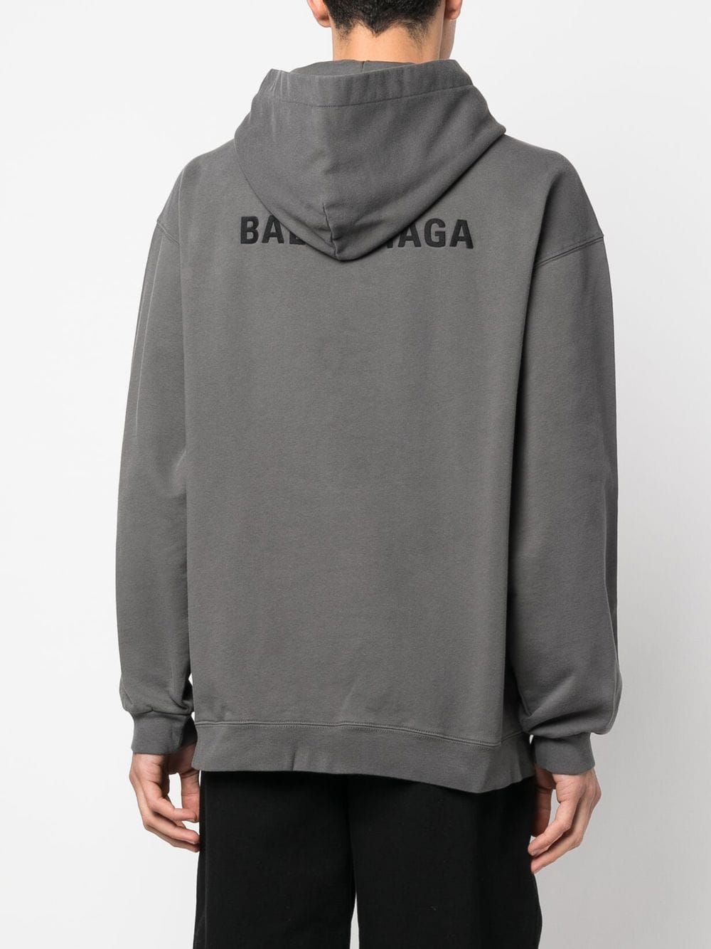 Balenciaga  logo-print detail hoodie