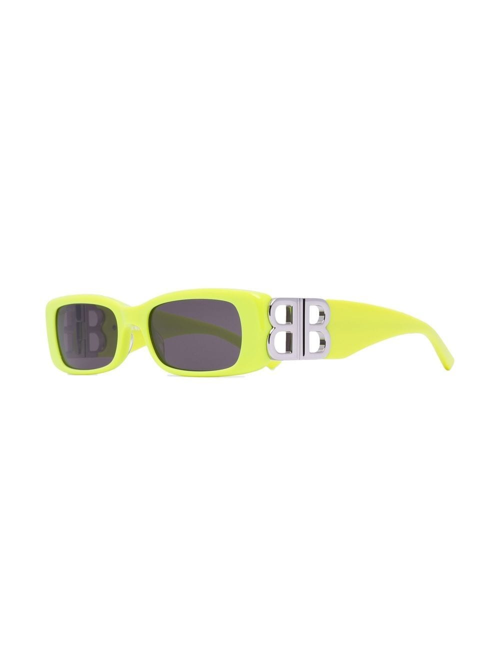 Balenciaga Eyewear logo-lettering rectangle-frame sunglasses