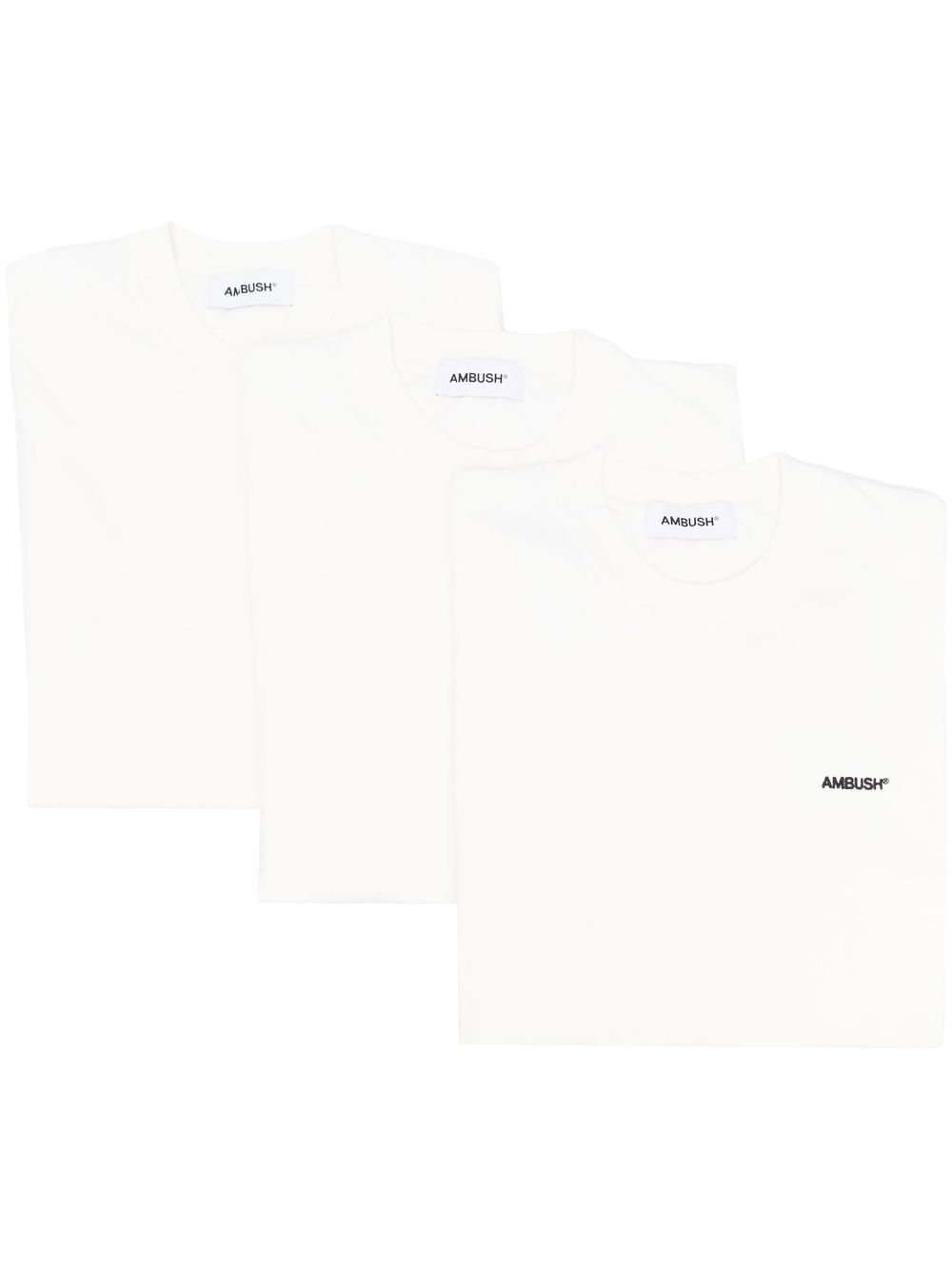 AMBUSH  embroidered-logo detail T-shirt