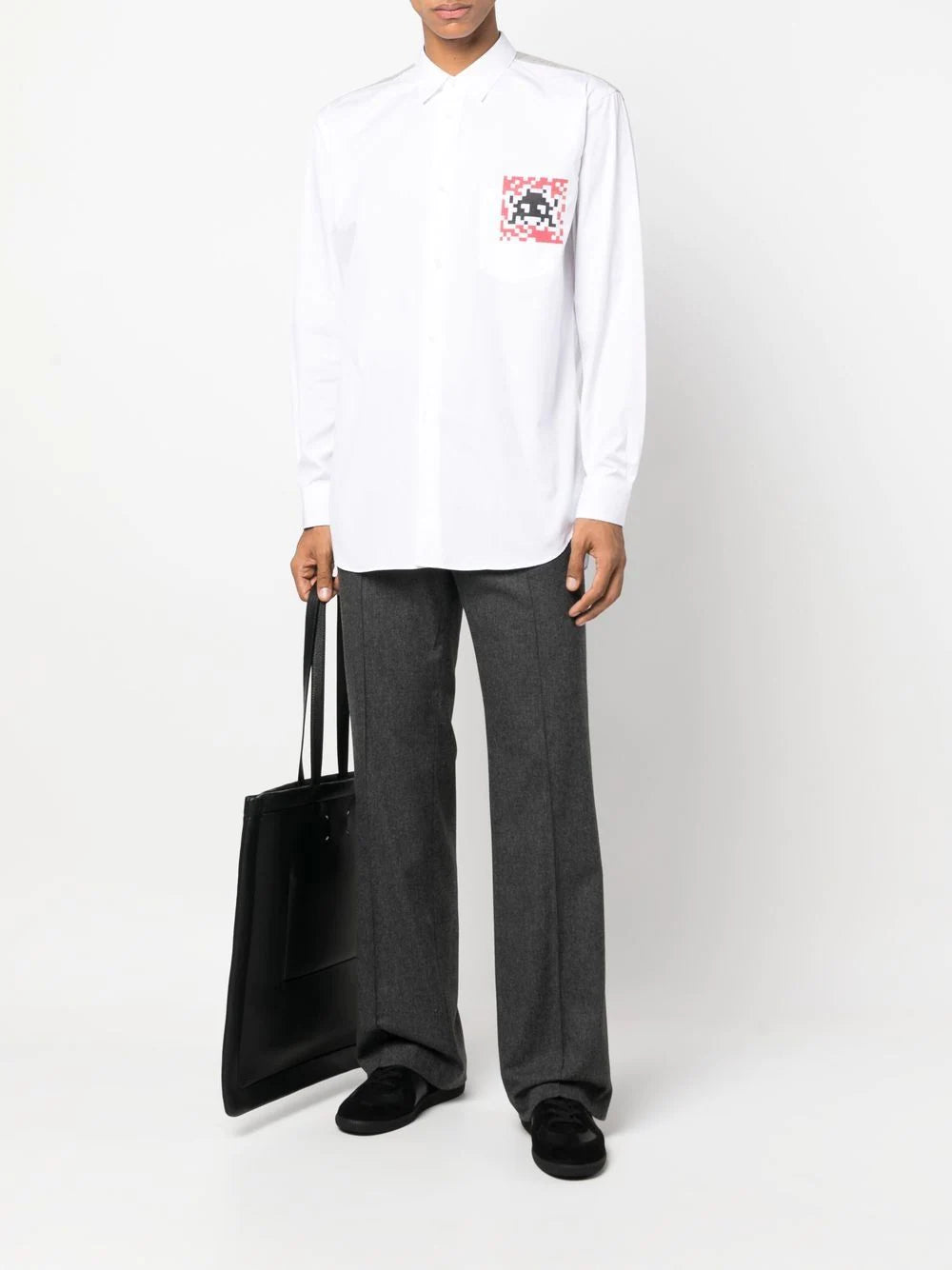 Comme Des Garçons Space Invaders tailored shirt