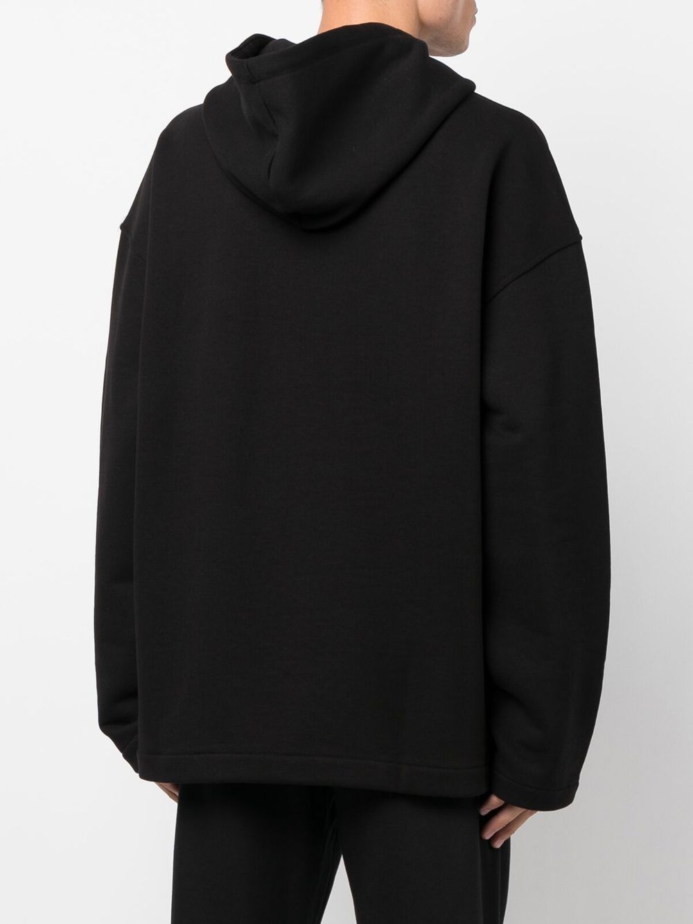 032c  graphic-print drop-shoulder hoodie