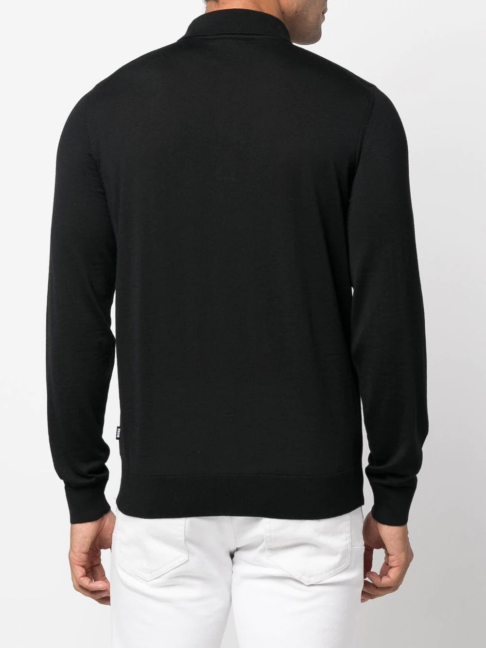 Boss long-sleeve polo shirt