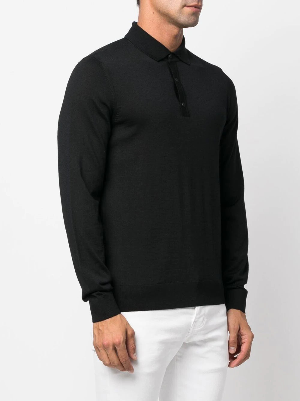 Boss long-sleeve polo shirt