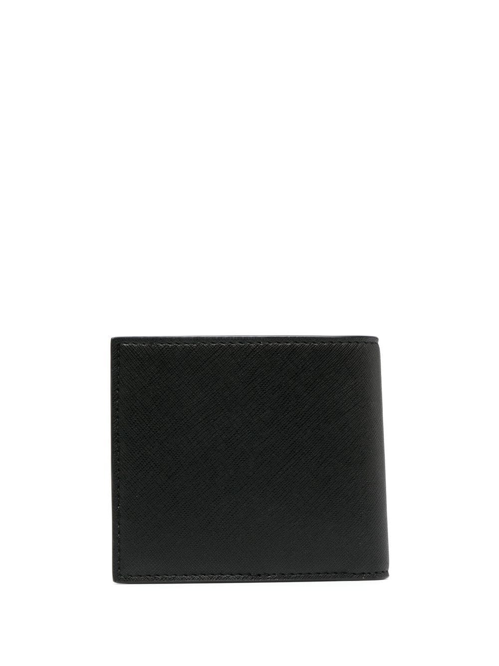 BOSS logo-print Zair-stripe wallet