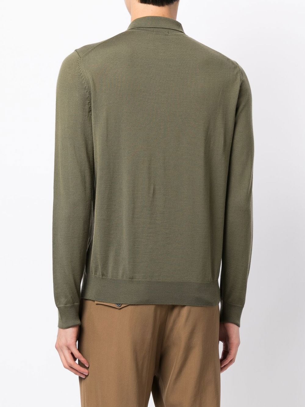 BOSS  virgin wool polo shirt