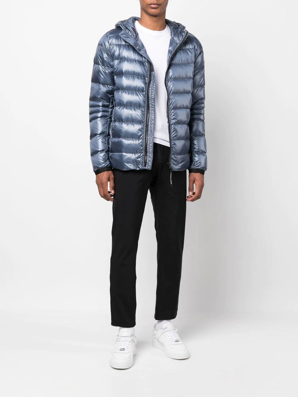 Canada Goose logo-patch padded down jacket