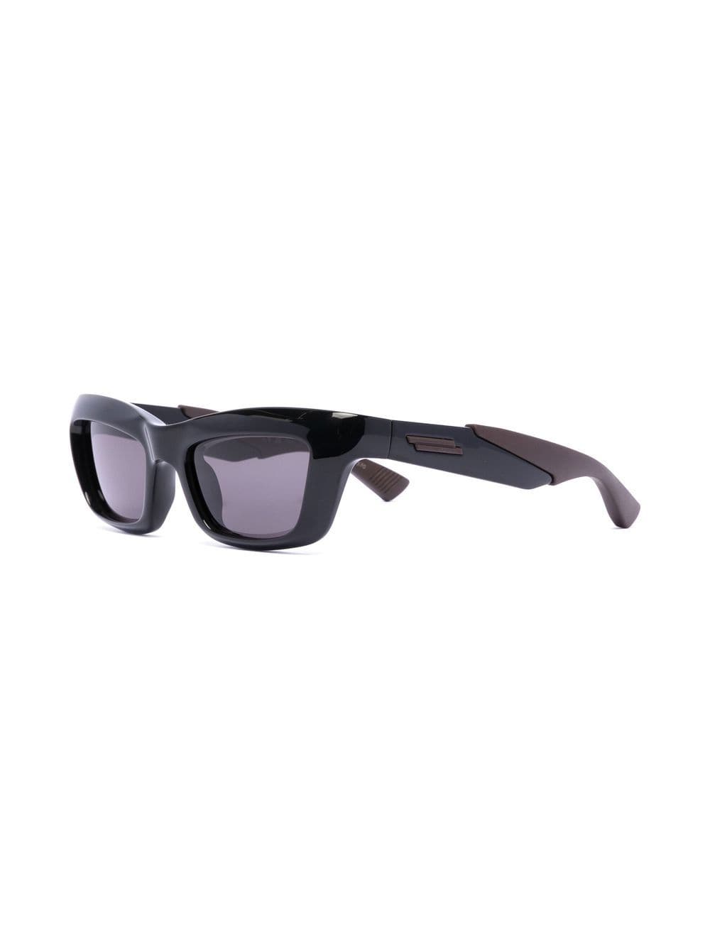 Bottega Veneta Eyewear two-tone thick-frame sunglasses