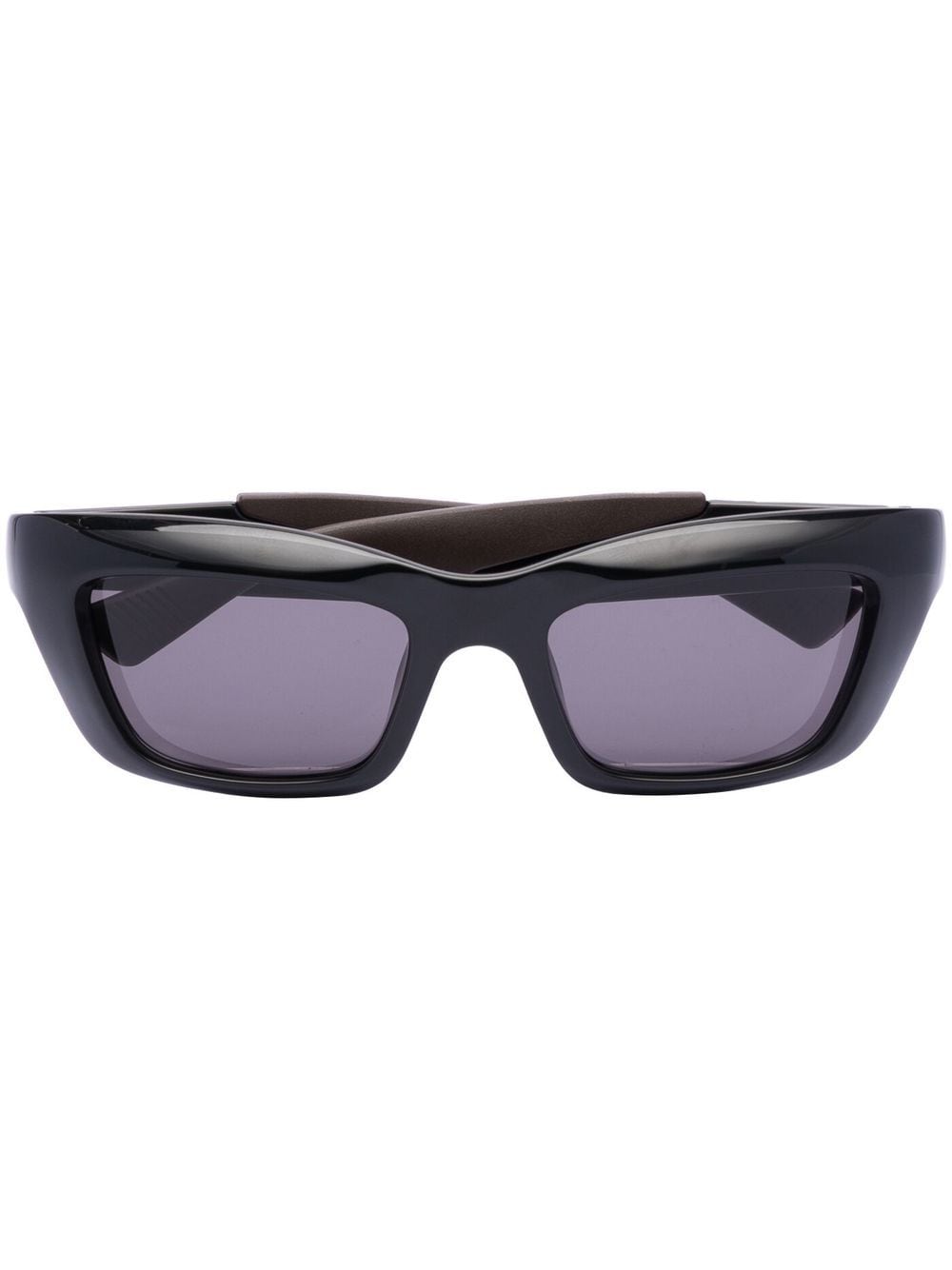 Bottega Veneta Eyewear two-tone thick-frame sunglasses