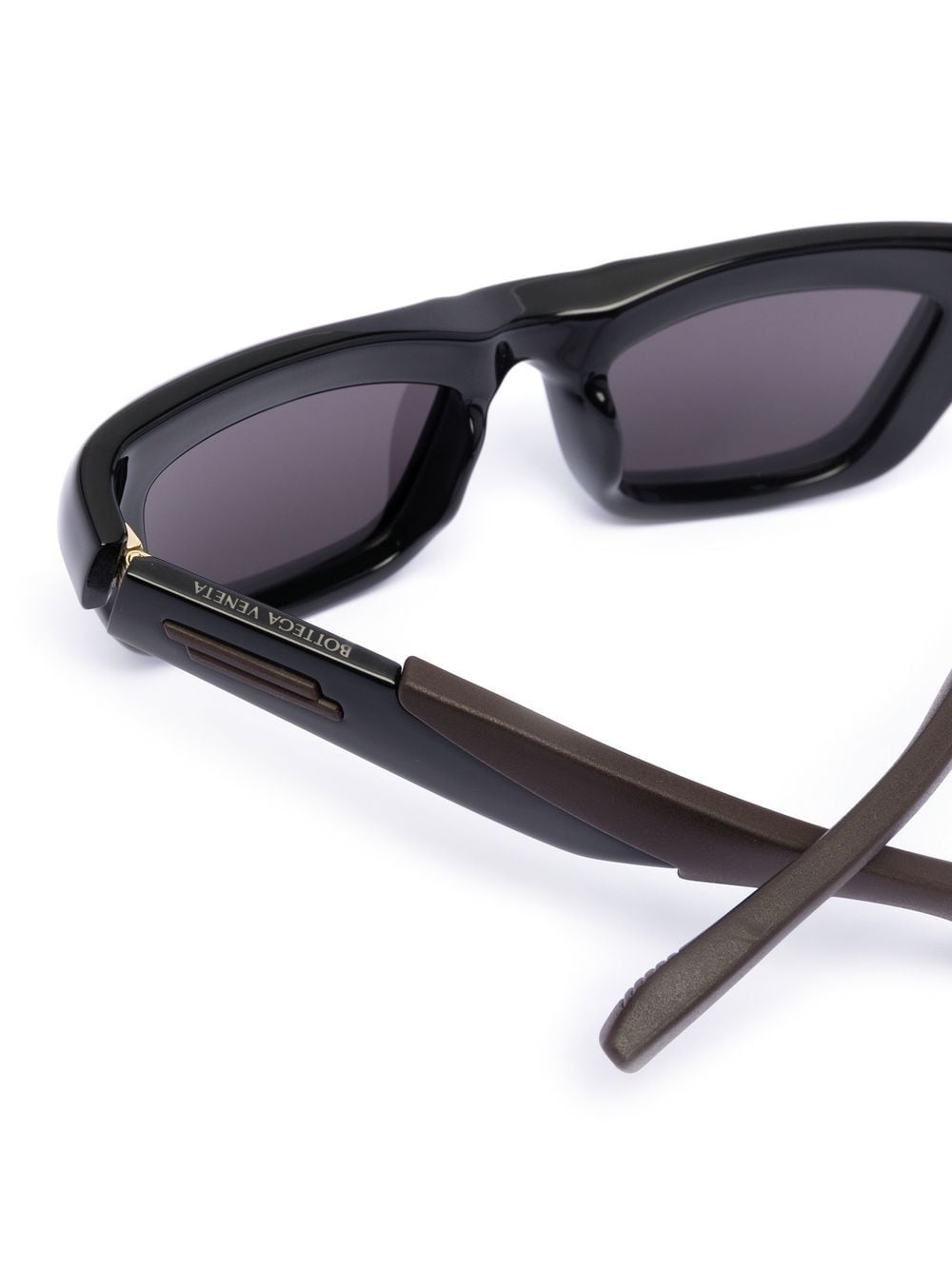 Bottega Veneta Eyewear two-tone thick-frame sunglasses