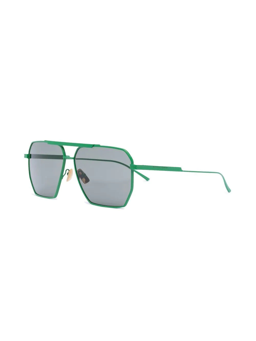Bottega Veneta geometric pilot-frame sunglasses