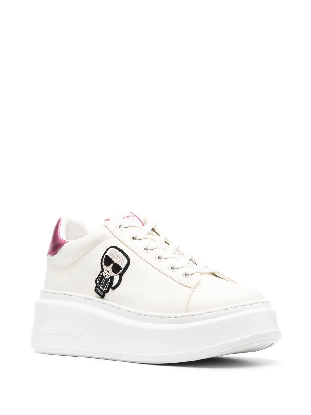 Karl Lagerfeld Ikonik-patch platform sneakers