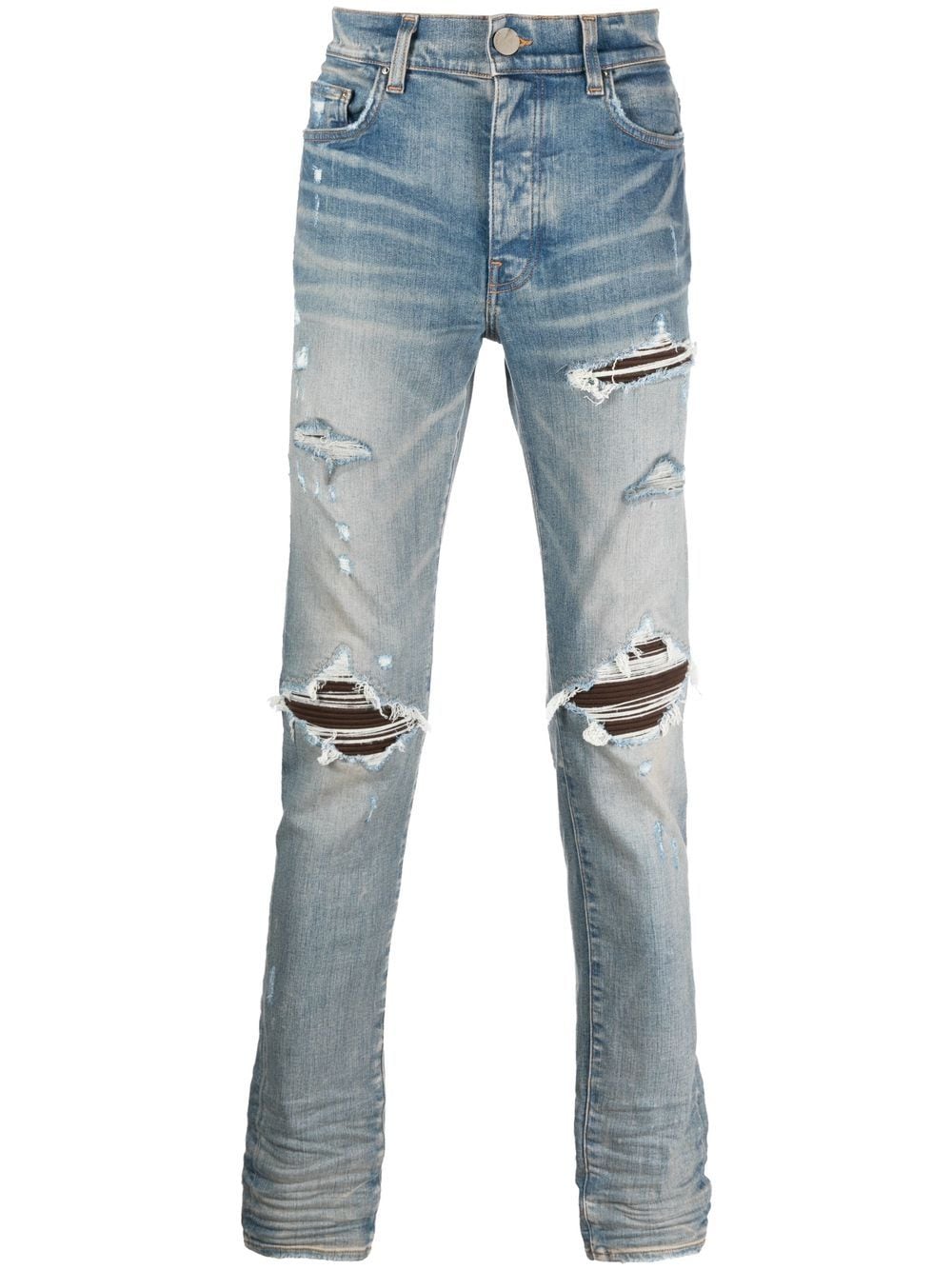 Amiri distressed slim-cut jeans