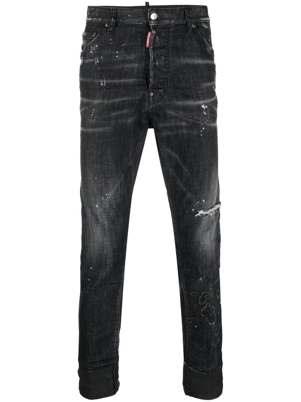 Dsquared2 distressed skinny-cut jeans