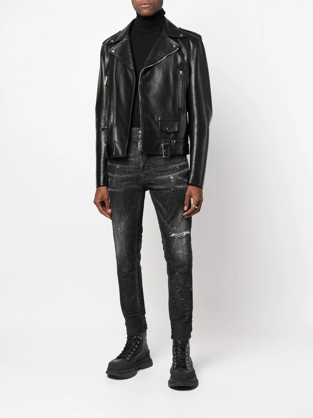 Dsquared2 distressed skinny-cut jeans