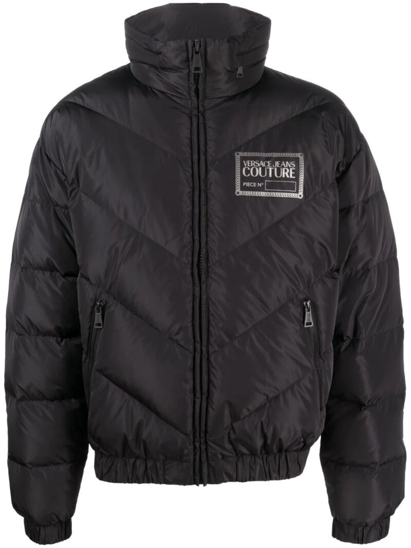 Versace Jeans Couture  chest logo-print padded jacket