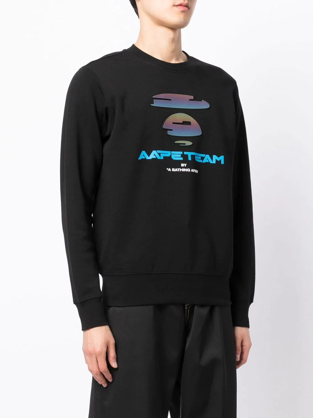 AAPE BY *A BATHING APE®  graphic logo-print sweatshirt