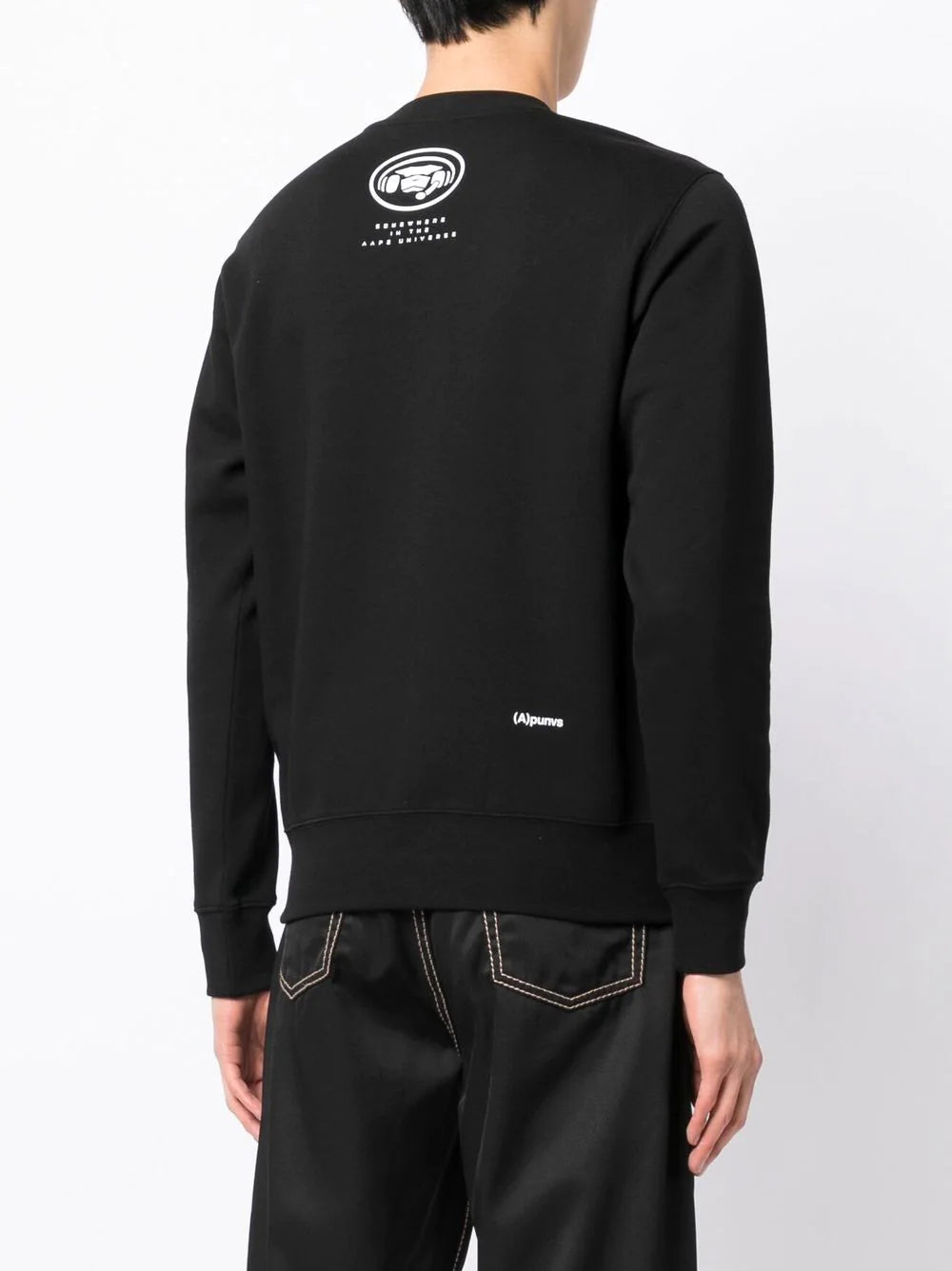 AAPE BY *A BATHING APE®  graphic logo-print sweatshirt