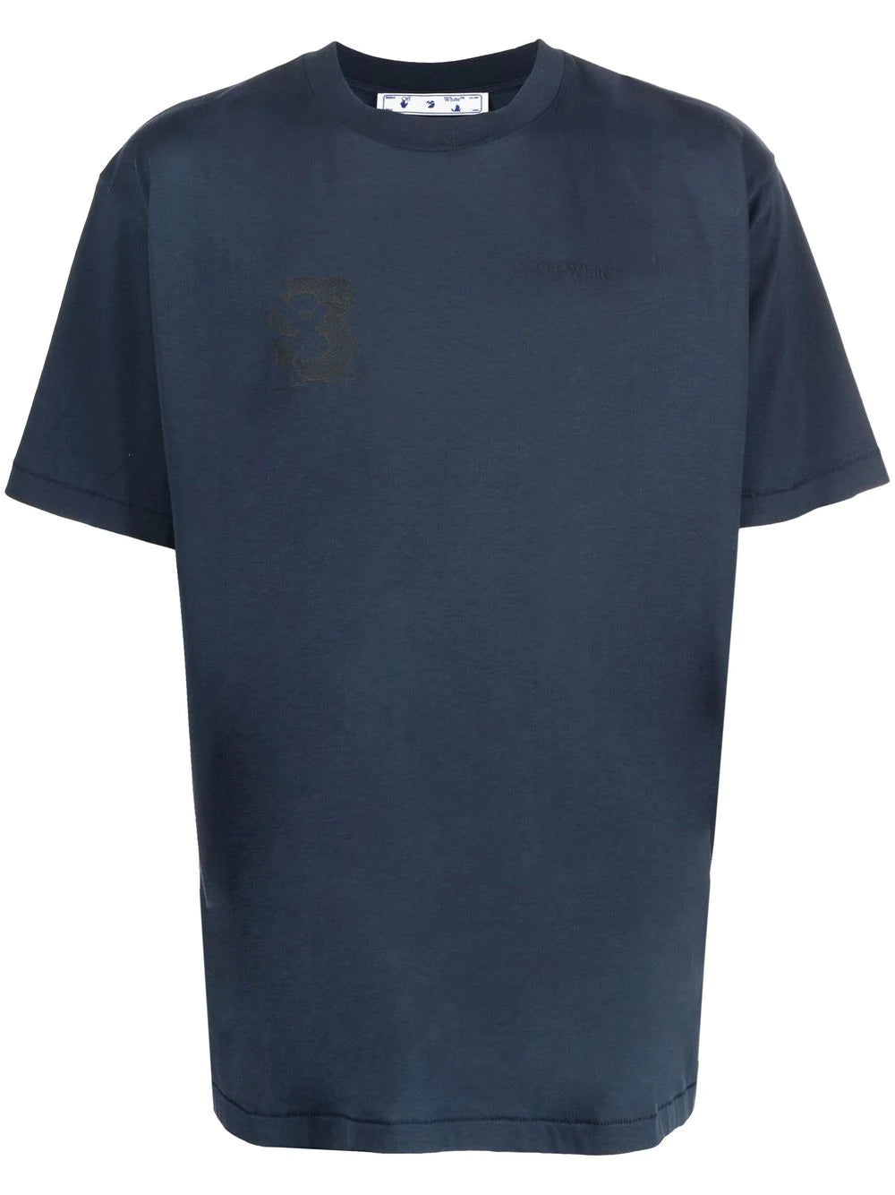 Off-white x SLB snake Arrow logo-embroidered T-shirt