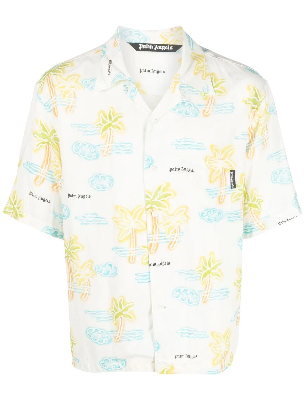 Palm Angels graphic-print short-sleeve shirt