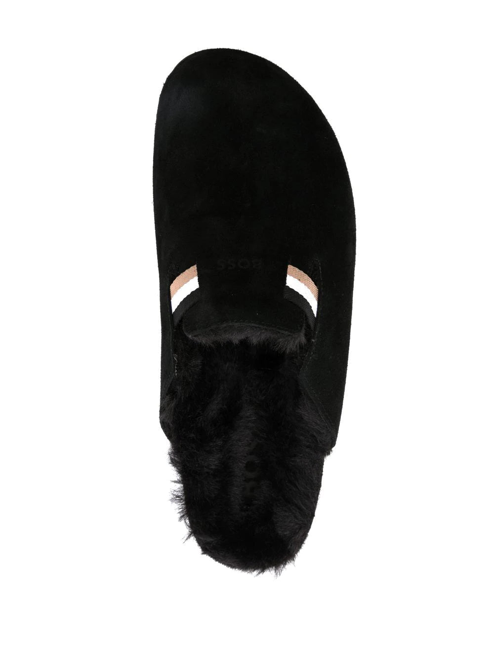 BOSS Ben faux fur-lined mules