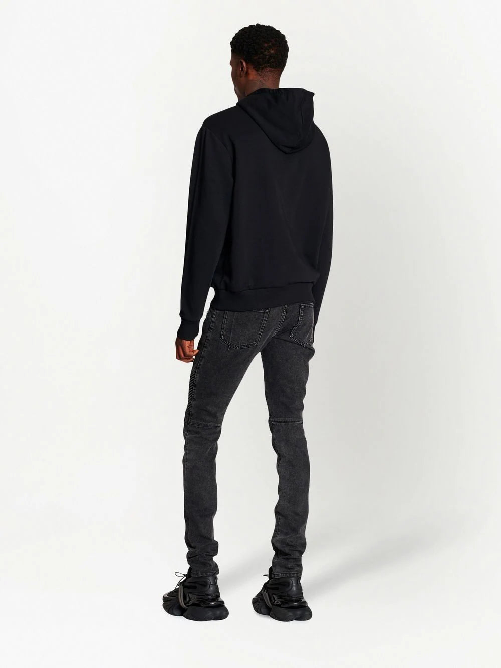Balmain logo-print drawstring hoodie