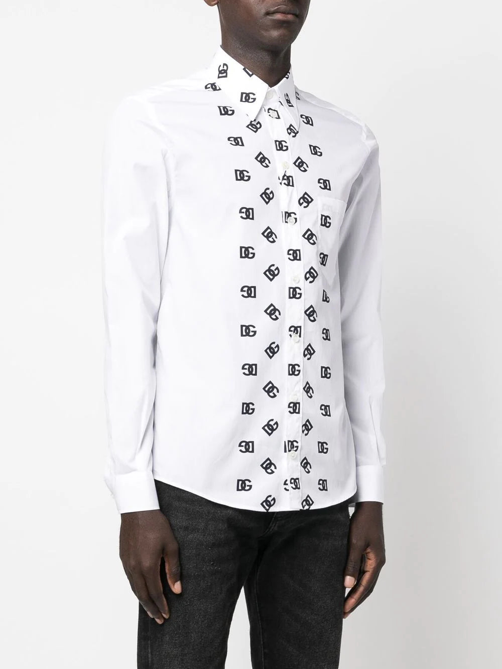 Dolce & gabbana logo-print dress shirt