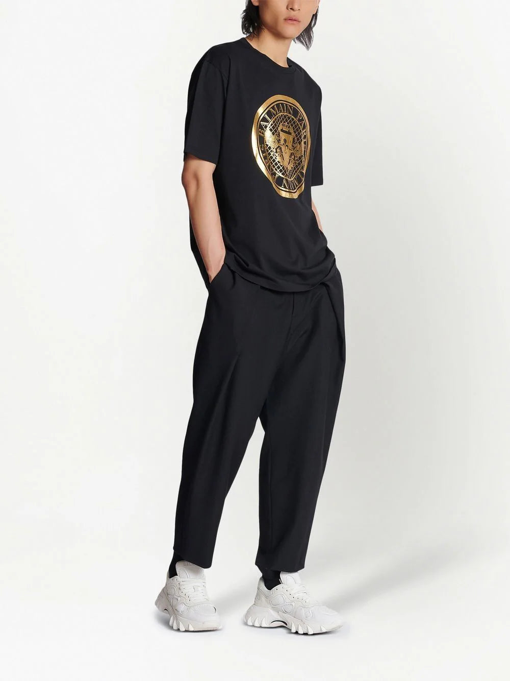 Balmain logo-print T-shirt