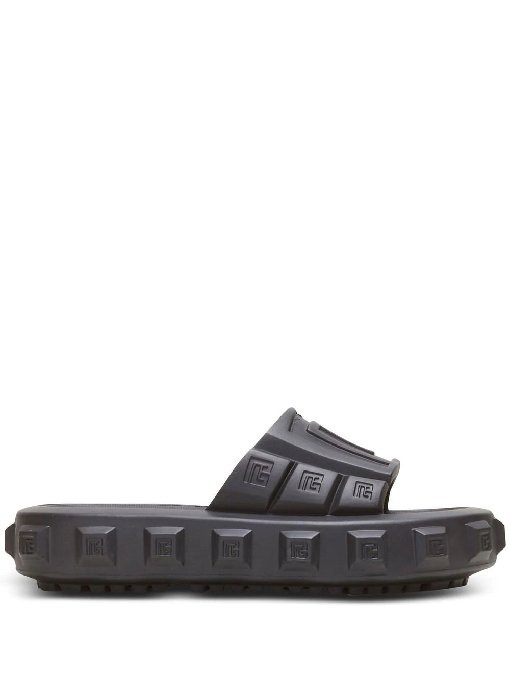 Balmain  embossed-logo detail slides