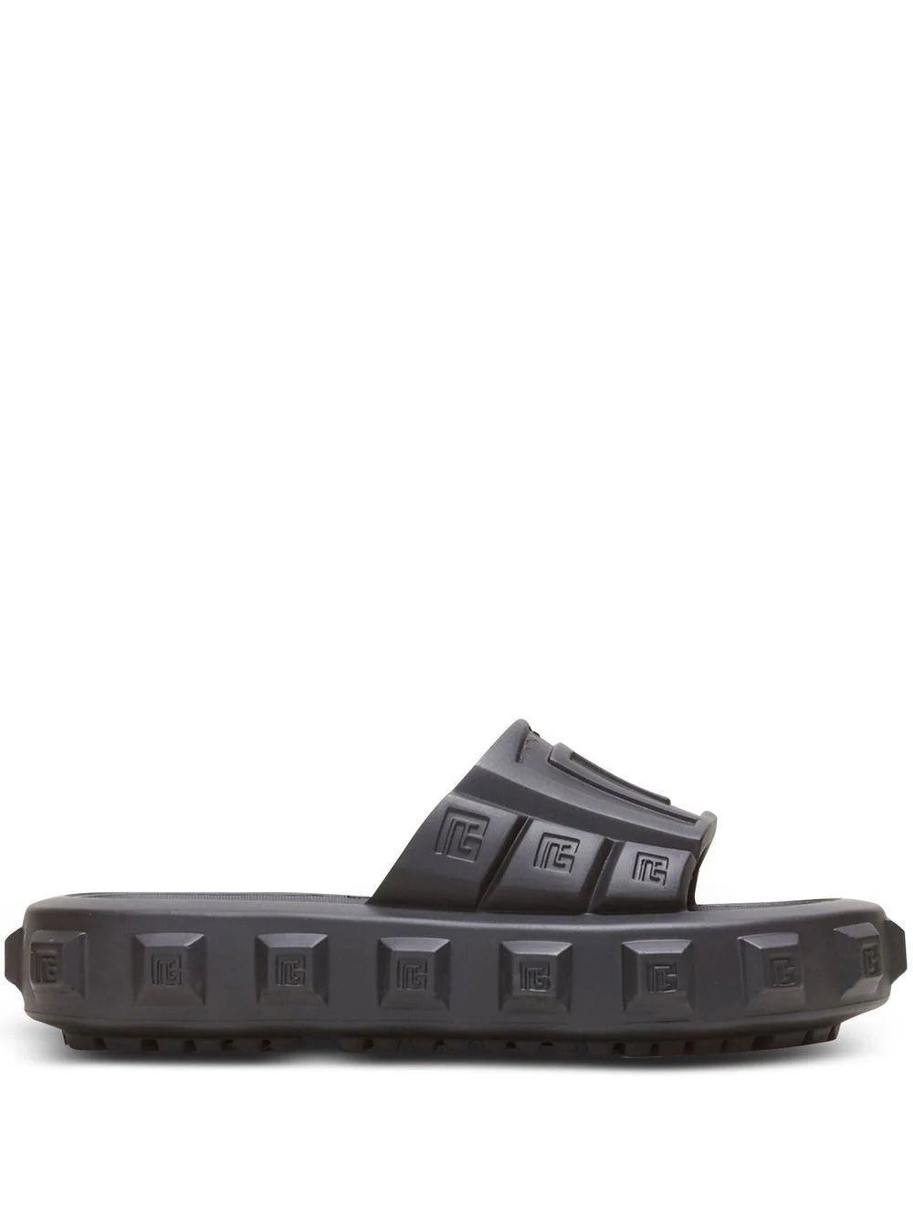 Balmain  embossed-logo detail slides
