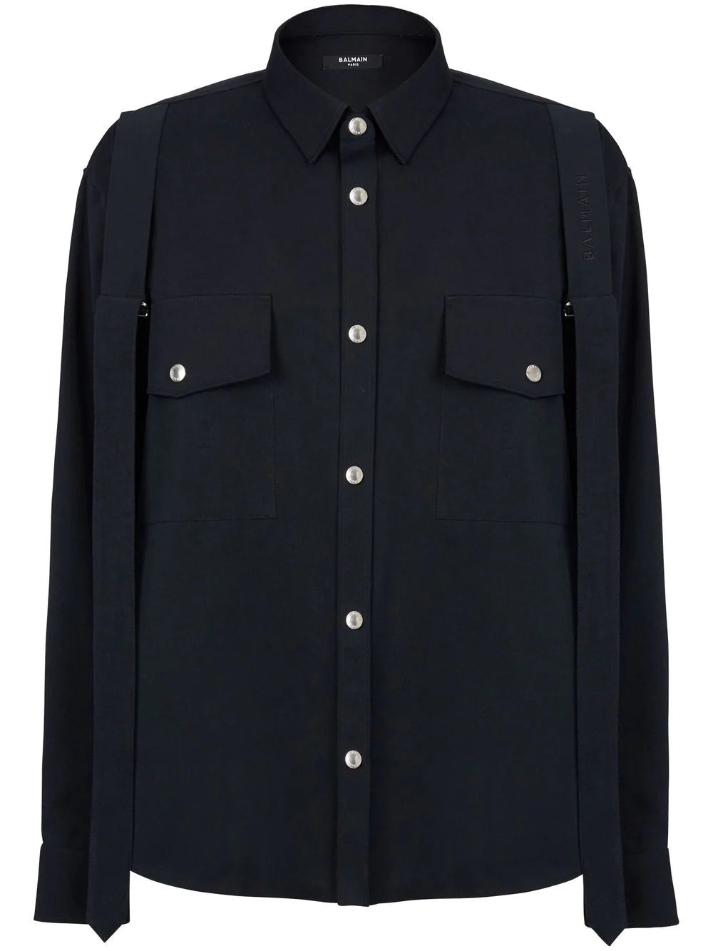 Balmain  chest flap-pocket detail shirt