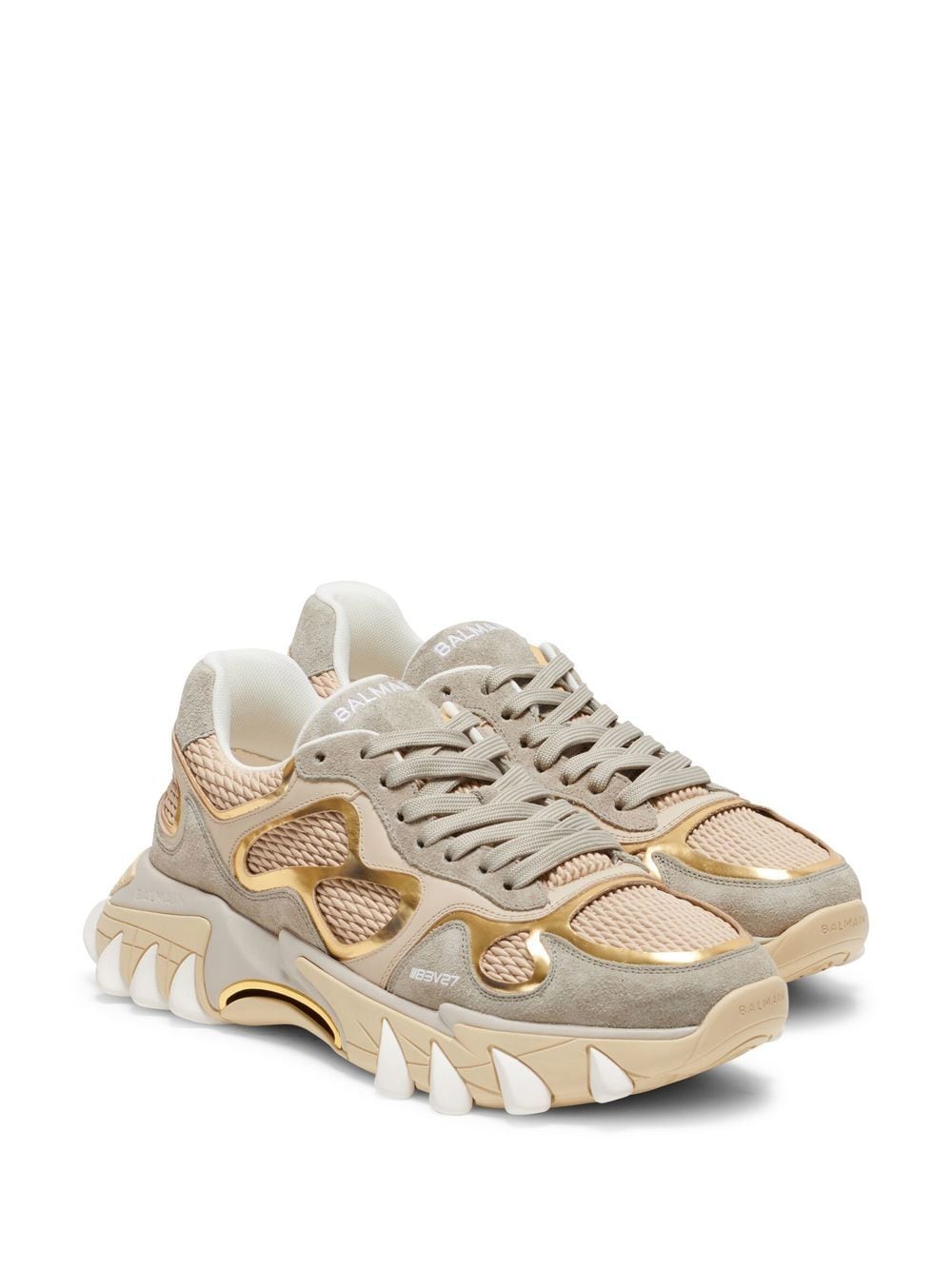 Balmain  B-East panelled sneakers