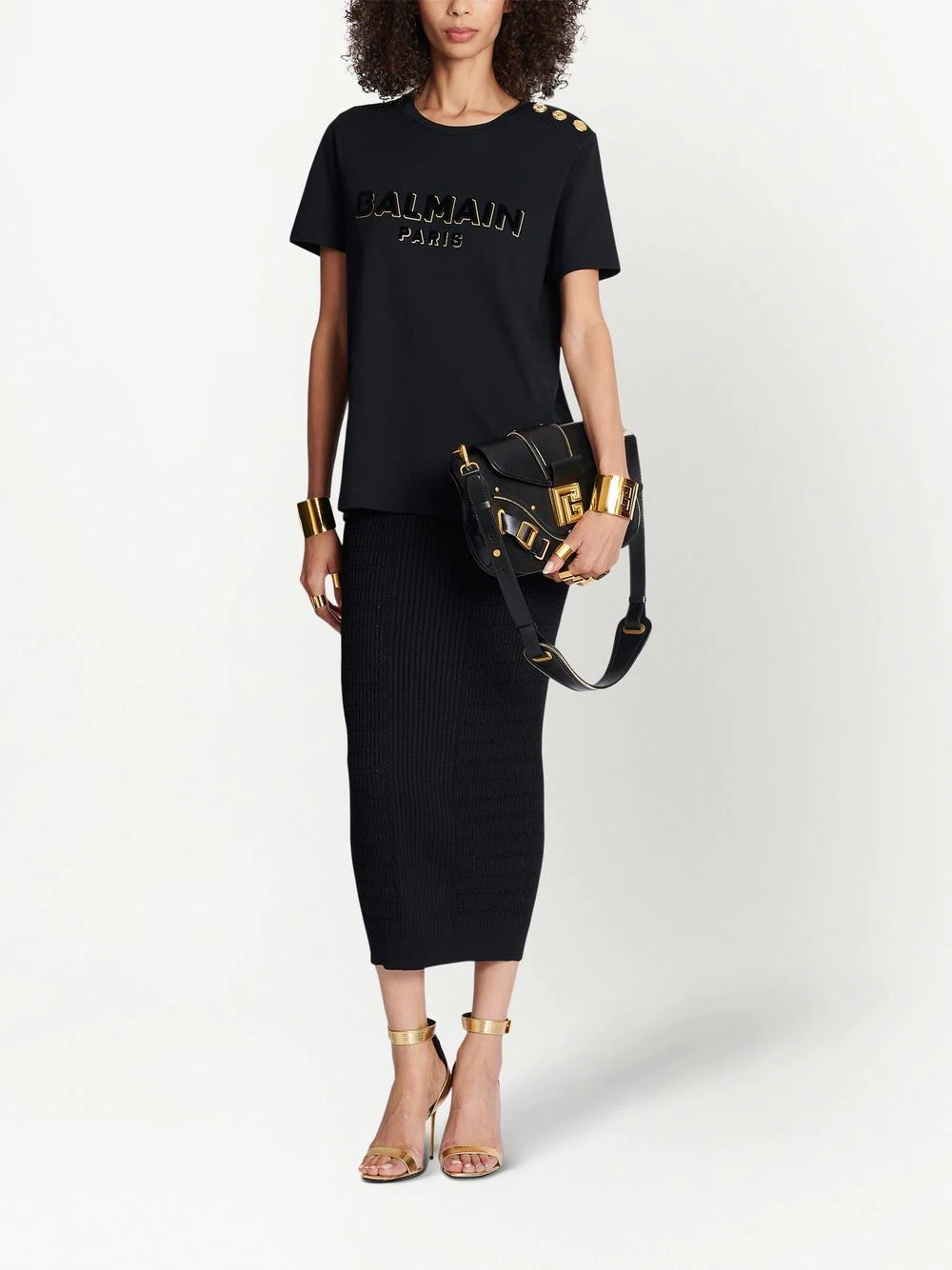 Balmain  logo-print short-sleeve T-shirt