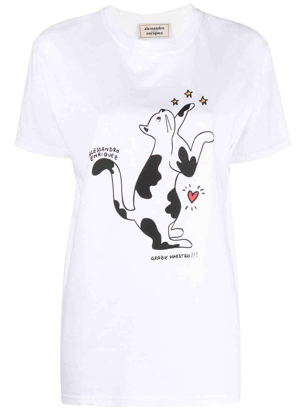 alessandro enriquez  eyes graphic-print T-shirt