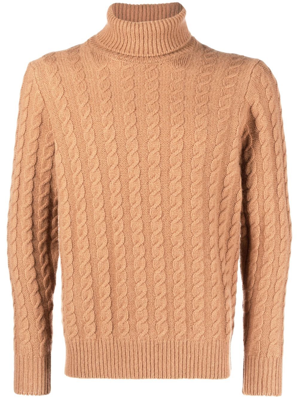 Zanone  cable-knit roll-neck jumper