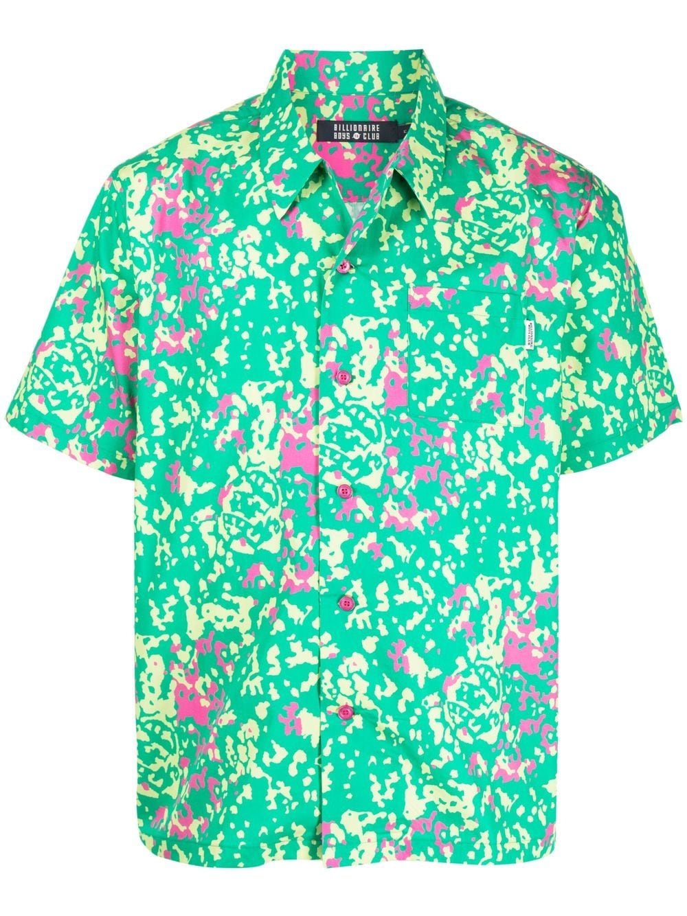 Billionaire Boys Club abstract-print short-sleeved shirt