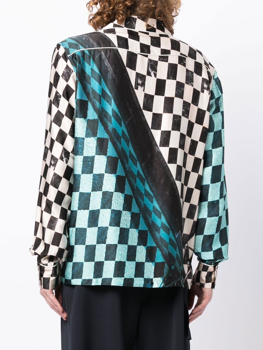 BLUE SKY INN Check Pool button-up shirt