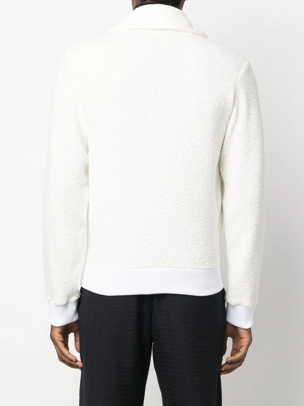Casablanca  logo-embroidered zip-front jacket