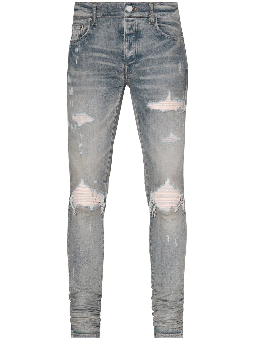Amiri Ultra Suede low-rise skinny jeans