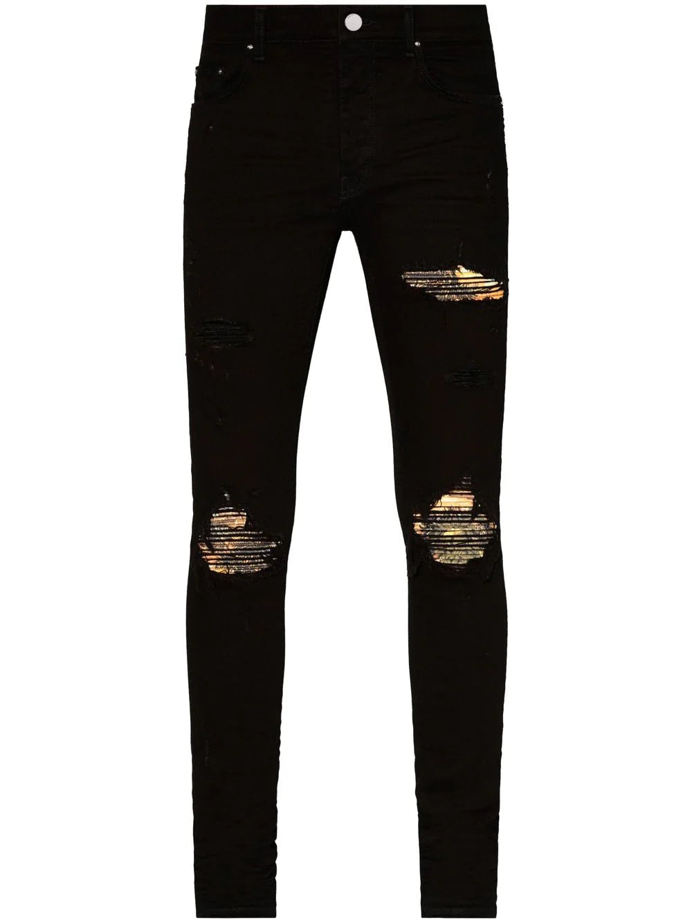Amiri Aloha low-rise skinny jeans