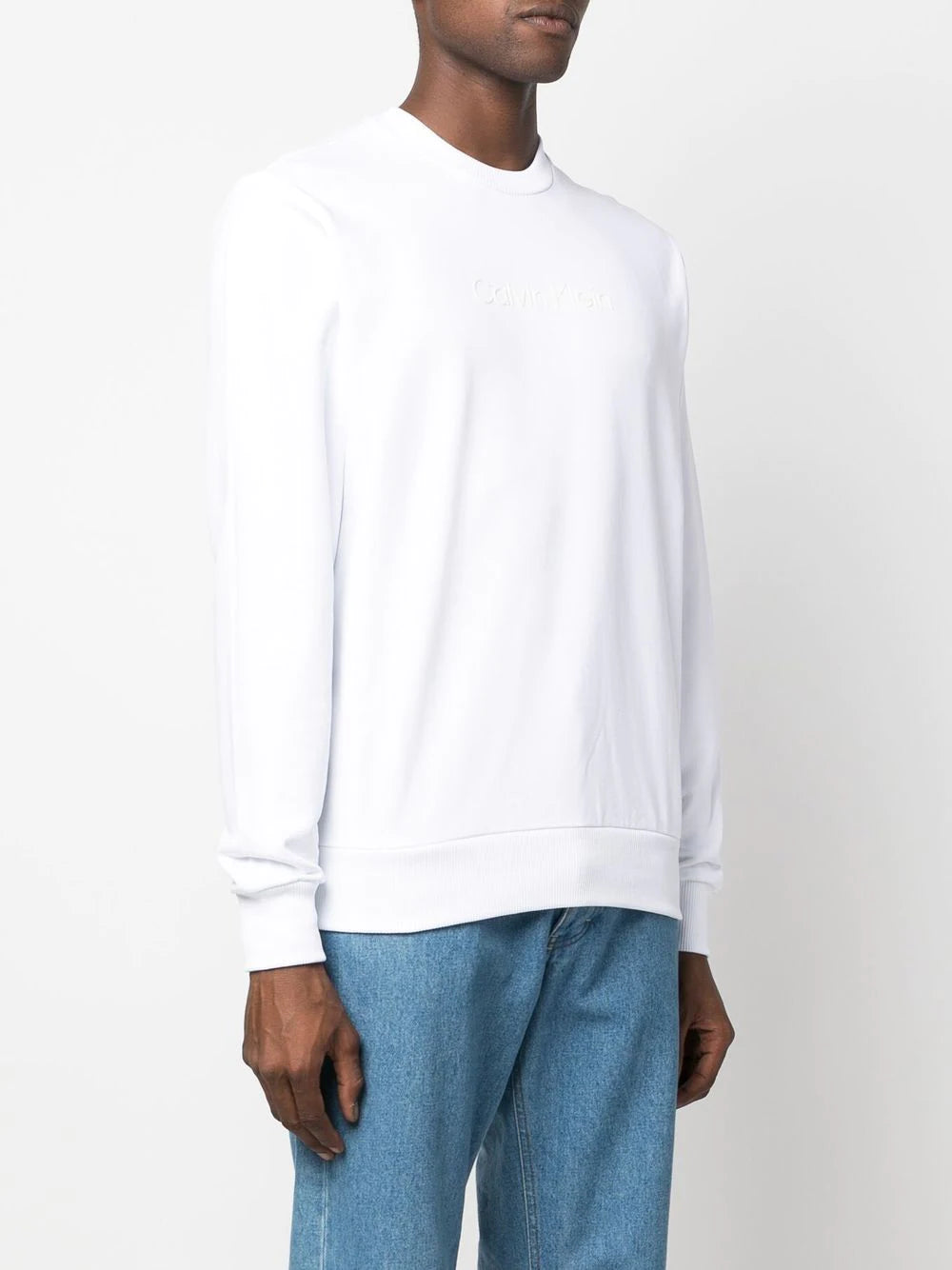 Calvin Klein raised-logo detail sweatshirt
