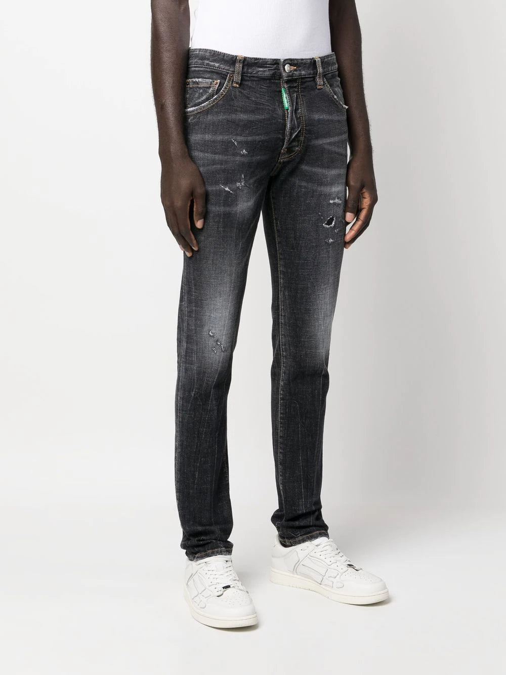 Dsquared2 distressed skinny-cut jeans