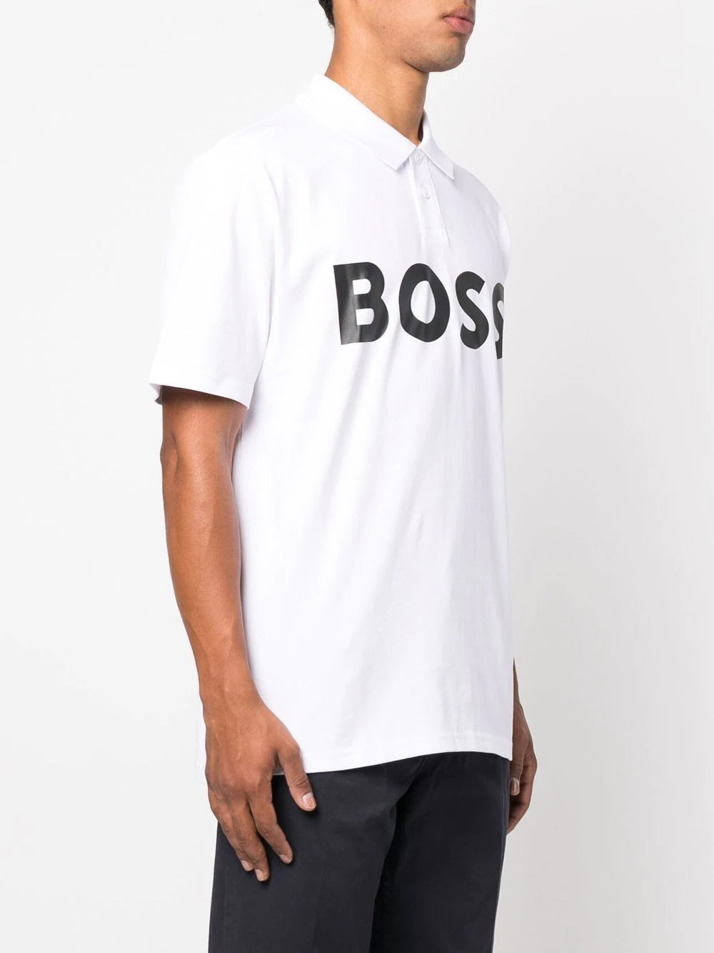 BOSS  logo-print short-sleeve T-shirt